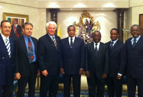 Mercy Ships President/Founder Don Stephens and Swiss governmental liaison Pierre Christ were in the city just days after the explosion, meeting with President Denis Sassou Nguesso, members of the Ministry of Health, and other government officials regarding a future involvement of Mercy Ships within the nation.